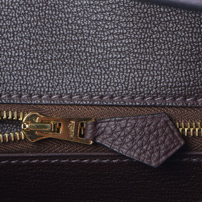 Hermes Togo Birkin 25 Chocolate 24 of 33