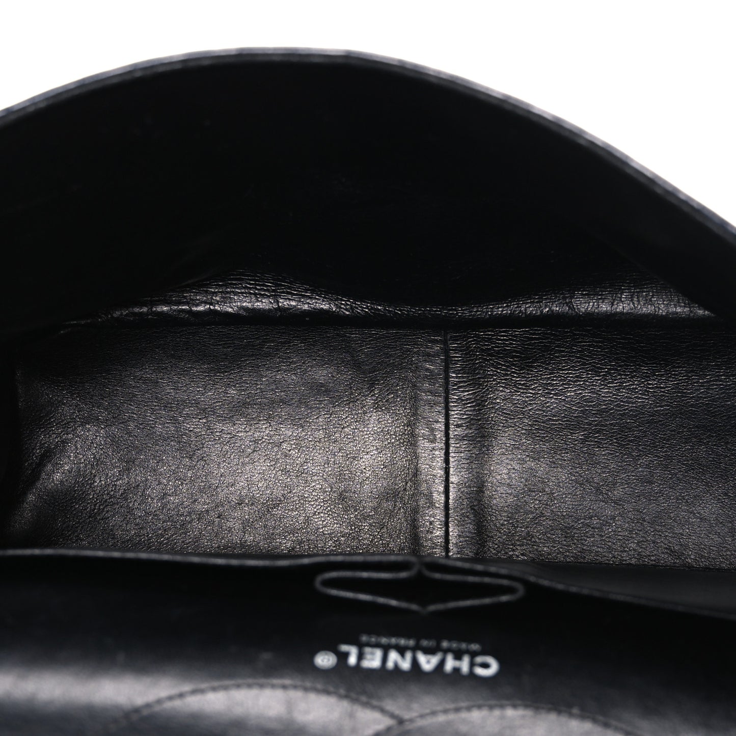 Metallic Calfskin Striped 2.55 Reissue 227 Flap Black