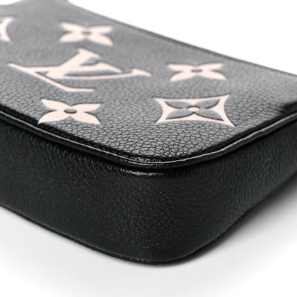 Louis Vuitton Empreinte Monogram Giant Mini Pochette Accessories Black 8 of 9