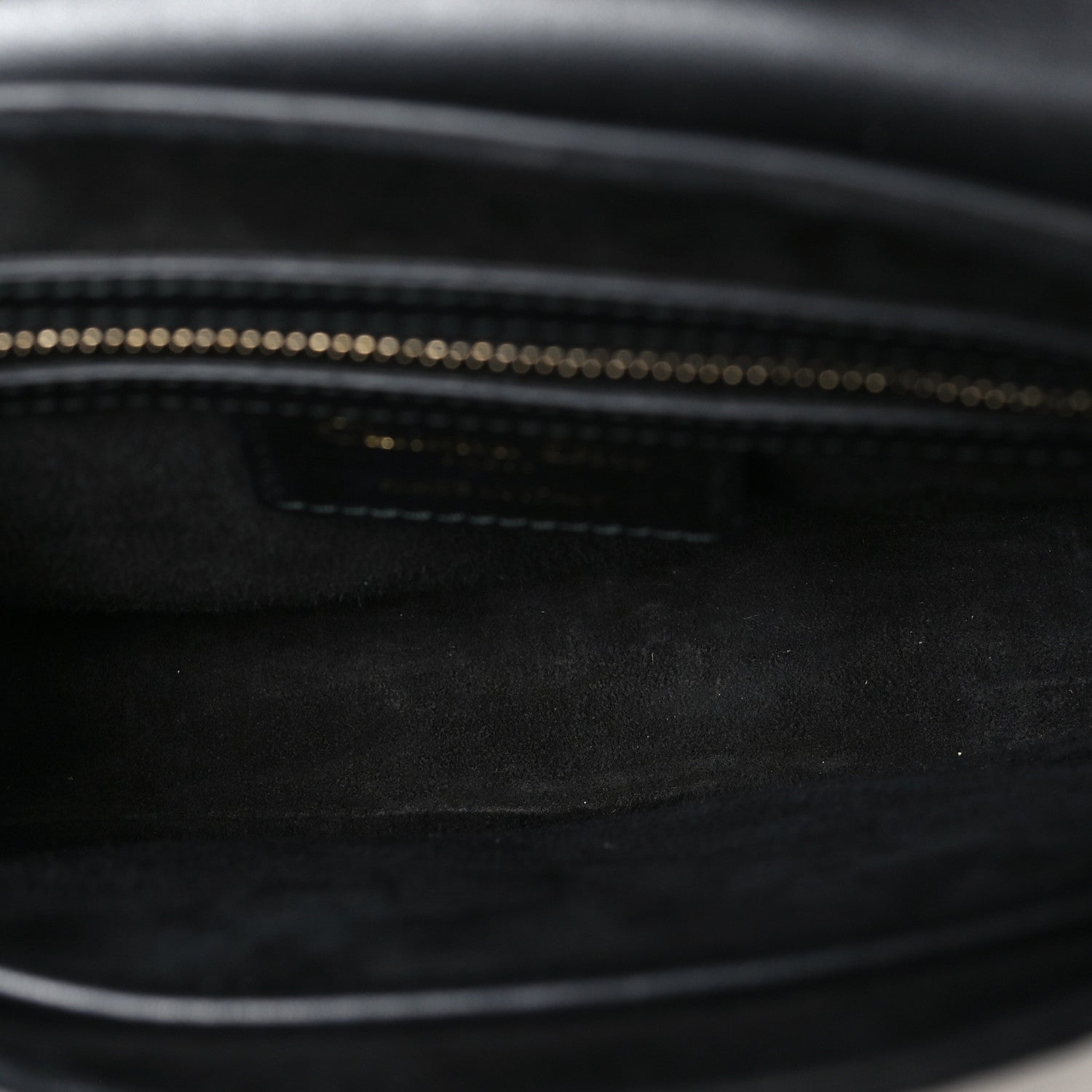 Christian Dior Calfskin Mini D Fence Saddle Bag Black 5 of 10