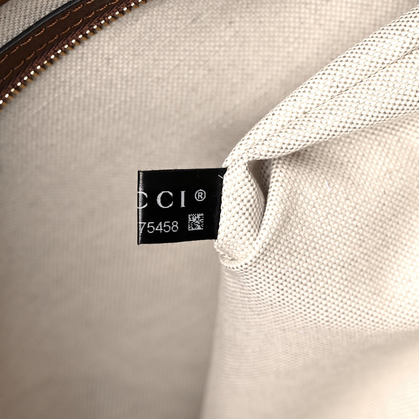 Monogram Calfskin Large Horsebit 1955 Tote Bag Beige Brown Sugar