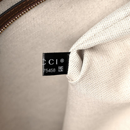 Gucci Monogram Calfskin Large Horsebit 1955 Tote Bag Beige Brown Sugar 8 of 15
