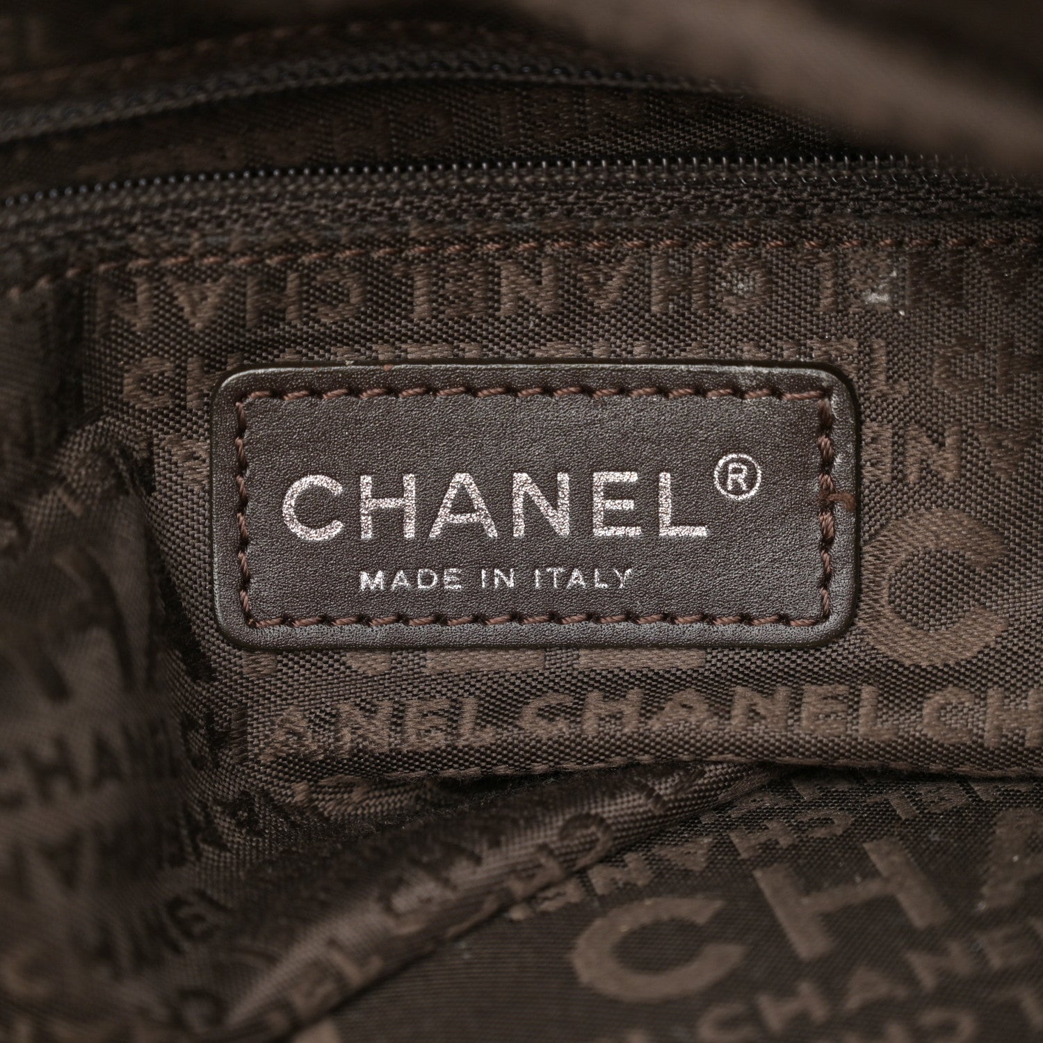 Chanel Caviar Square Stitched Large Satchel Dark Brown 7 of 16