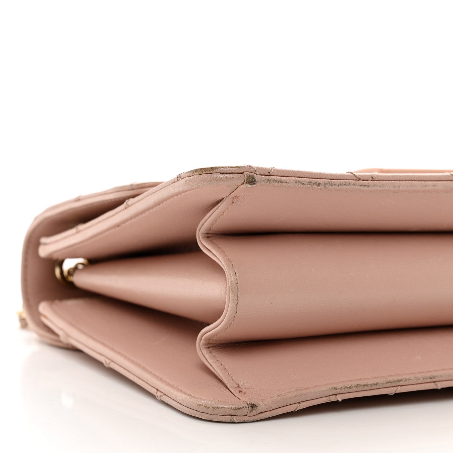 Chanel Sheepskin Quilted Beauty Lock Flap Pink 9 of 10