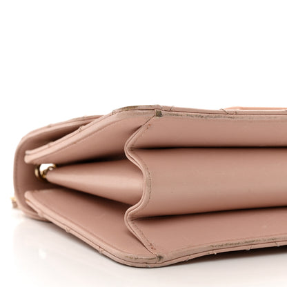 Chanel Sheepskin Quilted Beauty Lock Flap Pink 9 of 10