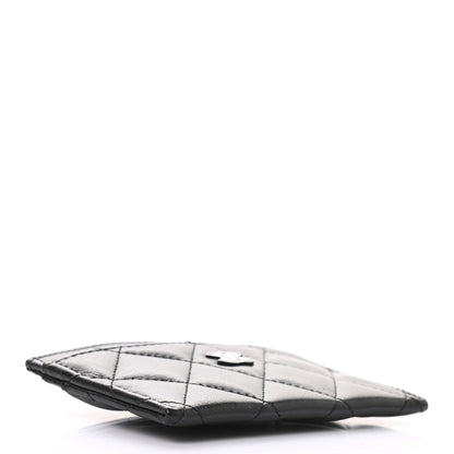 Chanel Lambskin Quilted Card Holder So Black 4 of 7
