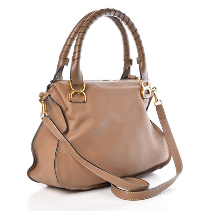 Chloe Calfskin Medium Marcie Satchel Nut 3 of 9