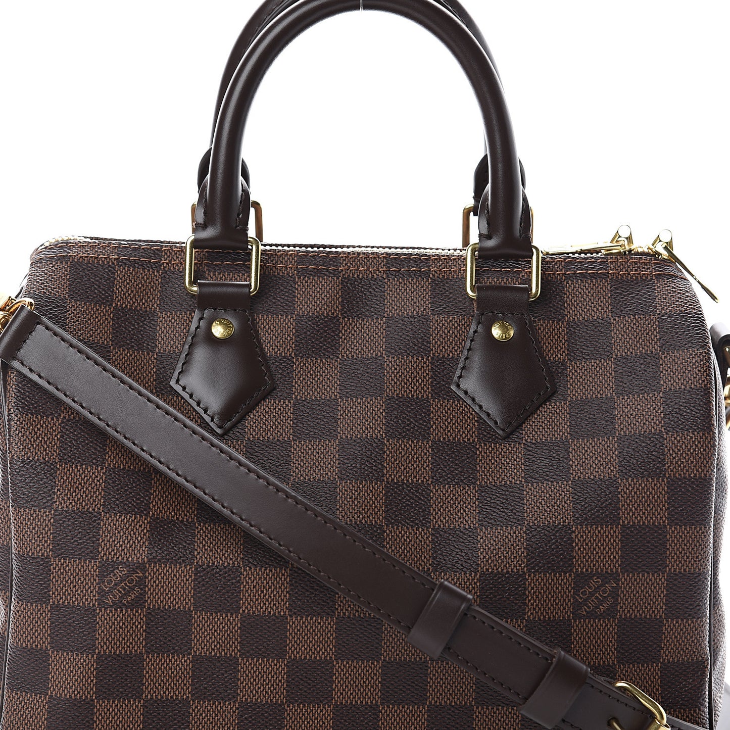 Damier Ebene Speedy Bandouliere 25