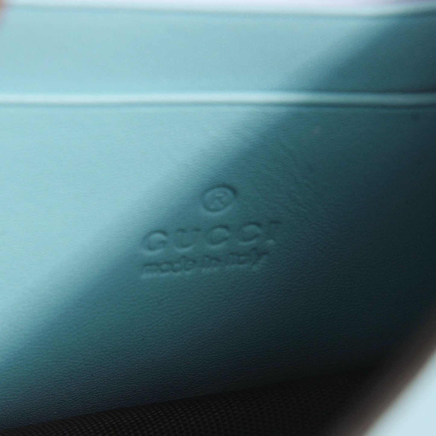 Moon Calfskin Icon Wallet Ocean Wave