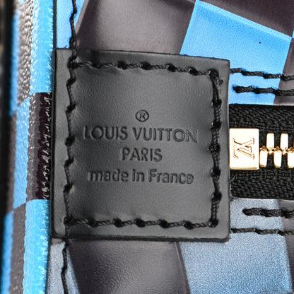 Louis Vuitton Epi Damier Race Alma BB Blue Vert 6 of 10