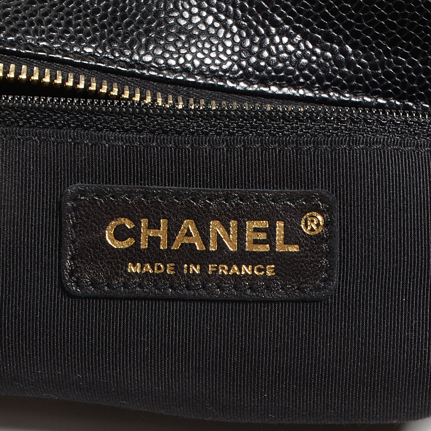 Caviar Quilted CC Hobo Black