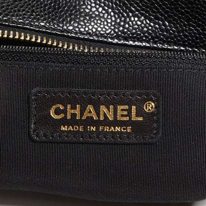 Chanel Caviar Quilted CC Hobo Black 8 of 10