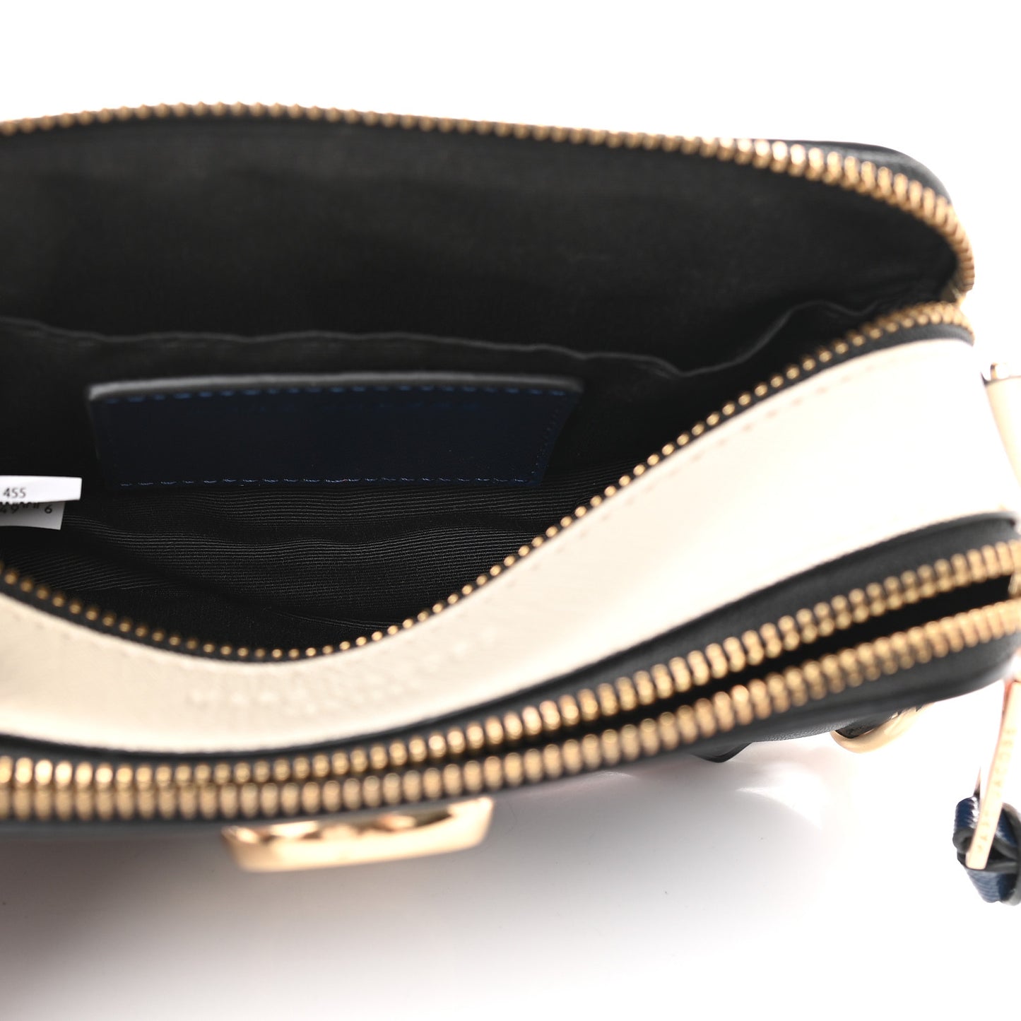 Saffiano Small Snapshot Camera Bag Navy Multicolor