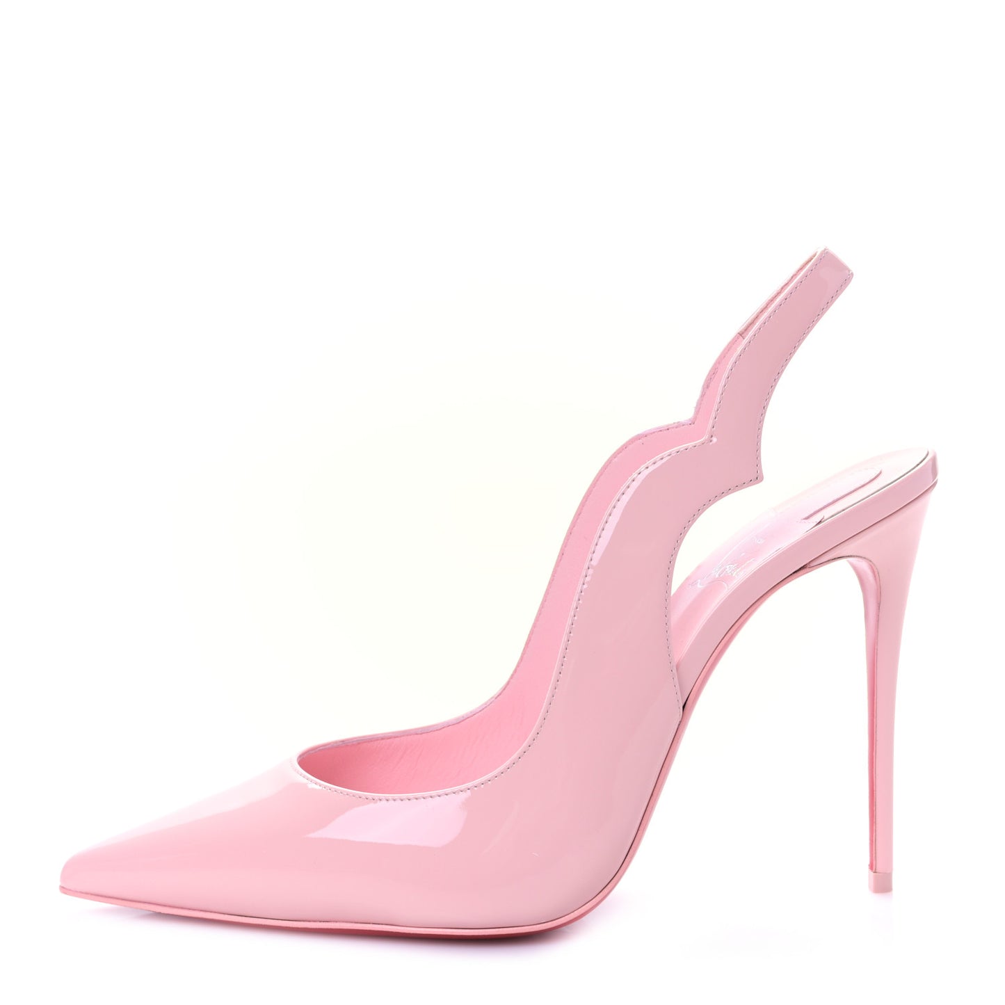 Patent Hot Chick Slingback 100 Pumps 39 Rosy