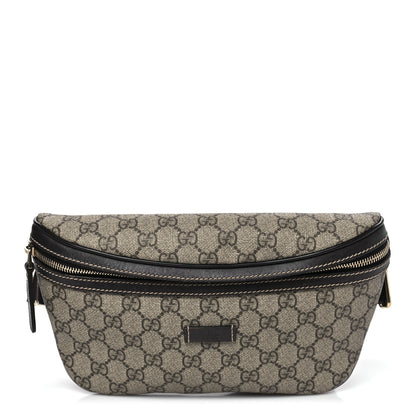 Gucci GG Supreme Monogram Belt Bag Dark Brown 1 of 10