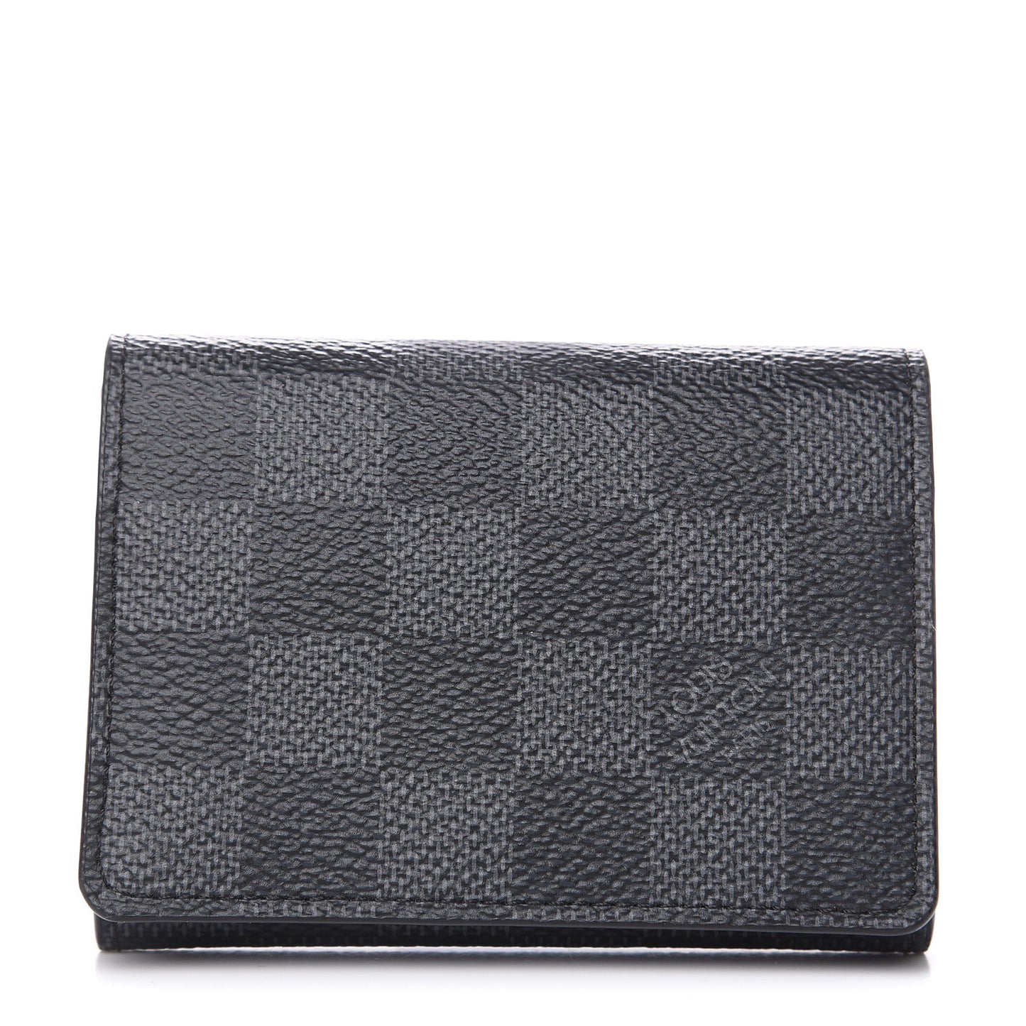 Damier Graphite Enveloppe Carte De Visite