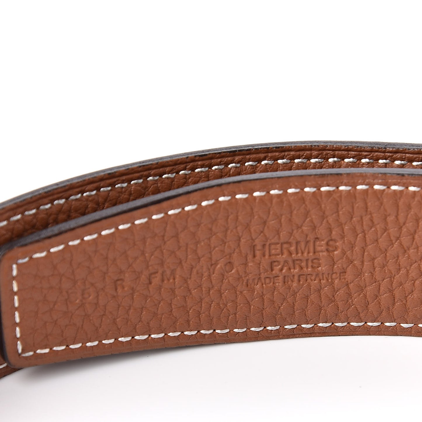 Box Togo Martelee H Belt 32mm Belt 85 Black Gold