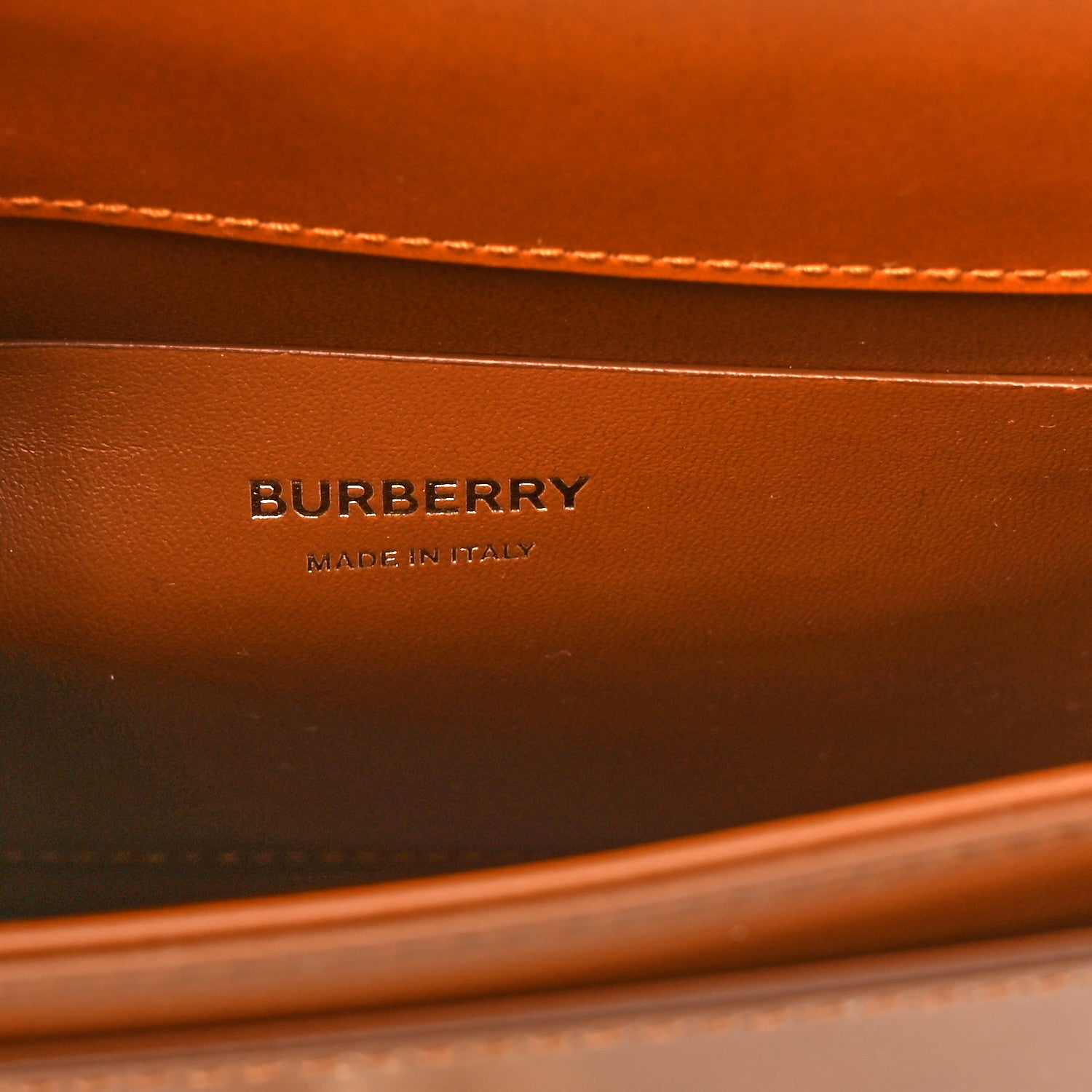 Burberry Calfskin Small Elizabeth Bag Brown 5 of 9