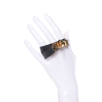Hermes Chamonix Kelly Double Tour Bracelet XS Black 2 of 6