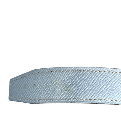 Hermes Epsom Swift 24mm Mini Constance H Belt 80 Bleu Brume Navy 4 of 7
