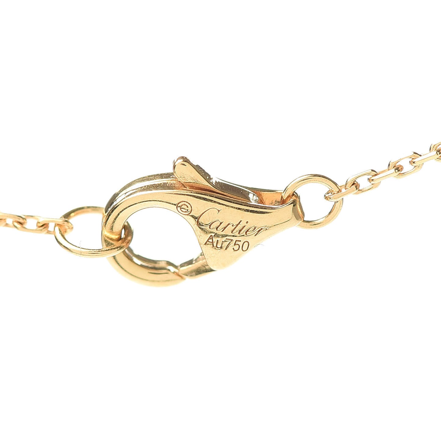 18K Yellow Gold Diamond Lapis Lazuli XS Amulette de Pendant Necklace