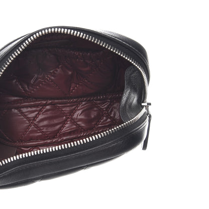 Chanel Lambskin Quilted Small Curvy Pouch Cosmetic Case Black 5 of 8