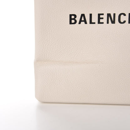 Balenciaga Calfskin Logo XXS Shopping Tote White 10 of 11