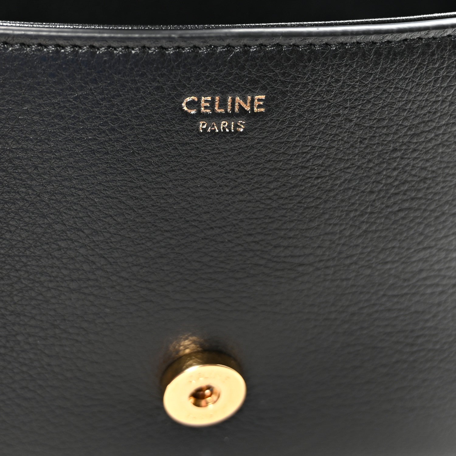 Celine Supple Calfskin Mini Victoire Bag Black 1866219 – FASHIONPHILE