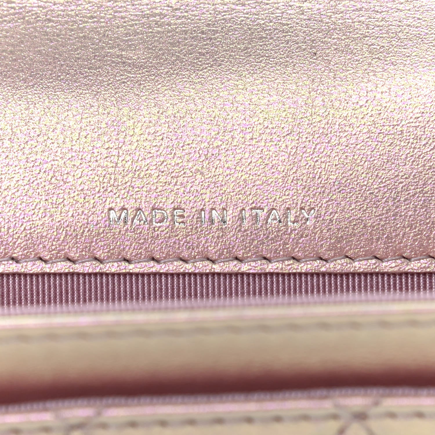 Chanel Iridescent Calfskin Quilted Flap Card Holder Wallet Pink 7 of 8