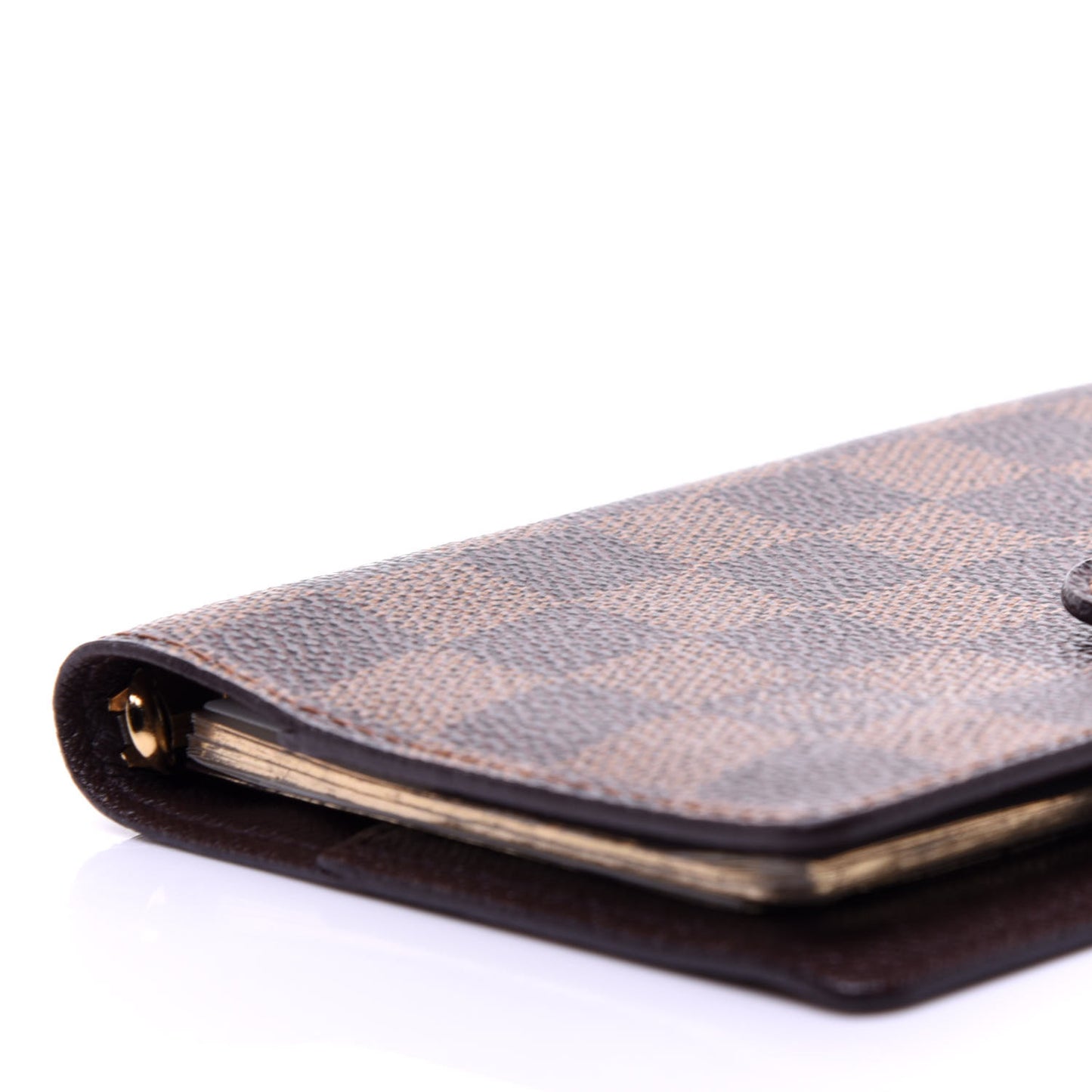 Damier Ebene Small Ring Agenda Cover