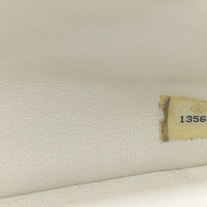 Chanel Caviar Quilted Jumbo Single Flap White 7 of 11