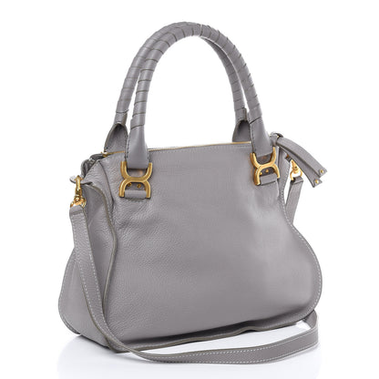 Chloe Calfskin Medium Marcie Satchel Cashmere Grey 3 of 11