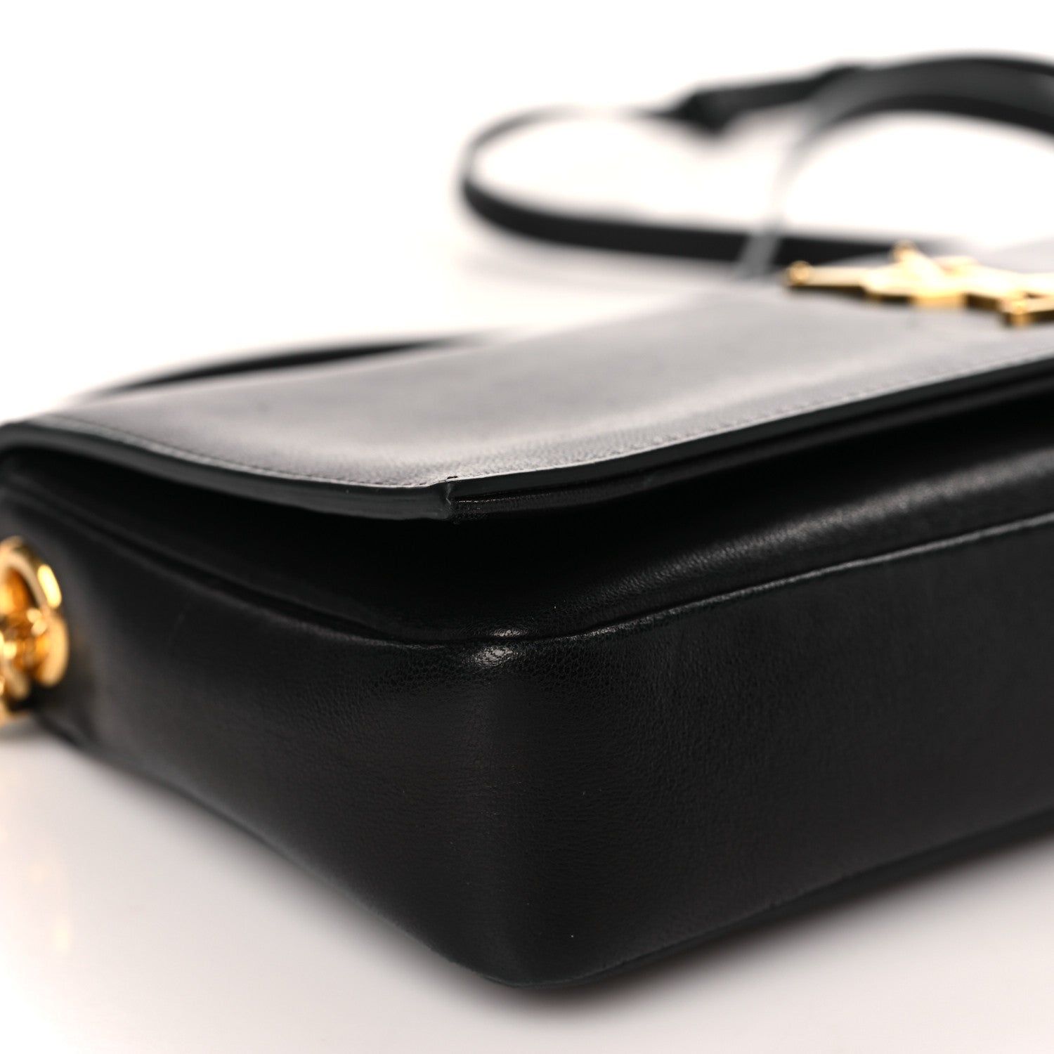 Saint Laurent Lambskin Monogram Tassel Kate 99 Black 9 of 10