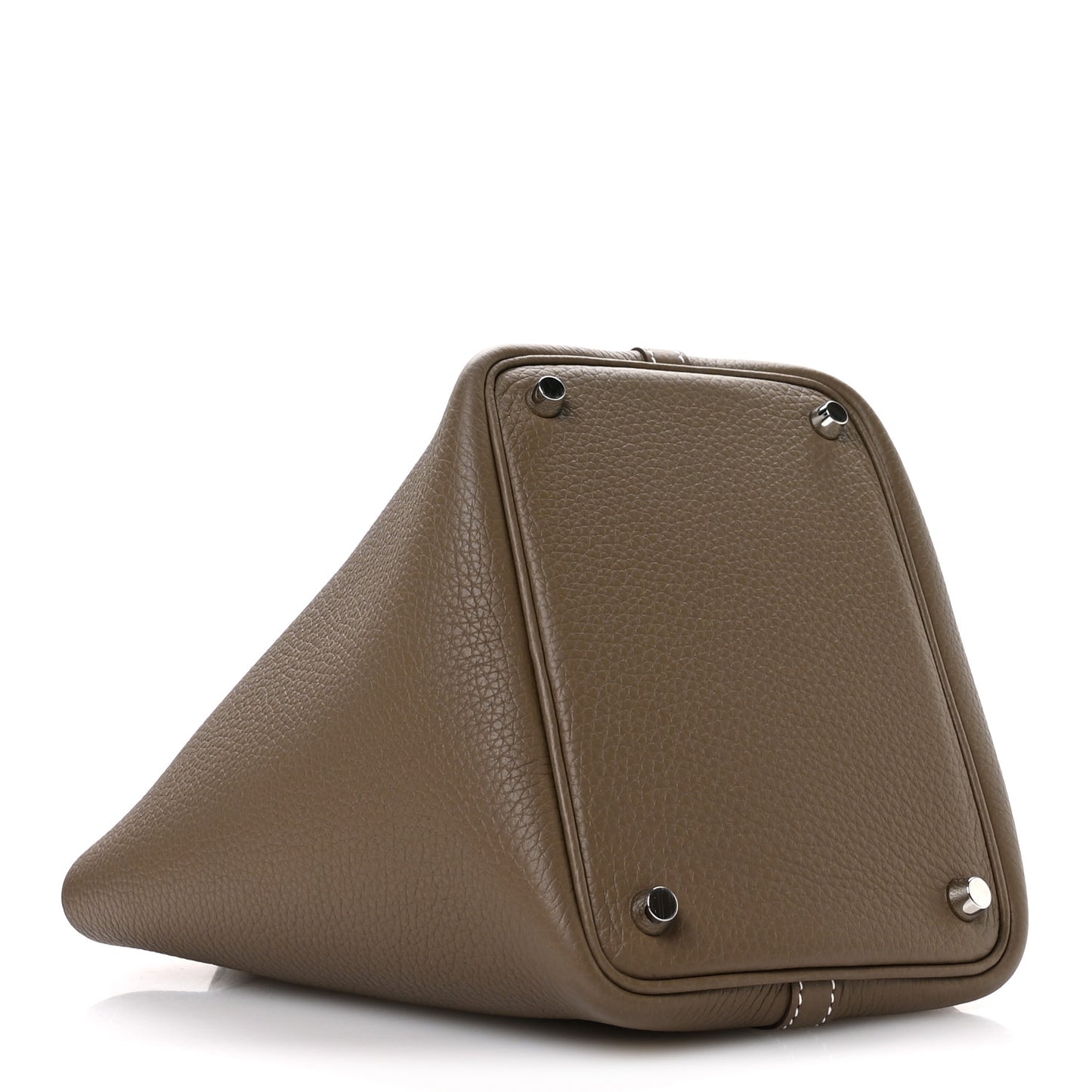 Taurillon Clemence Picotin Lock 18 PM Etoupe