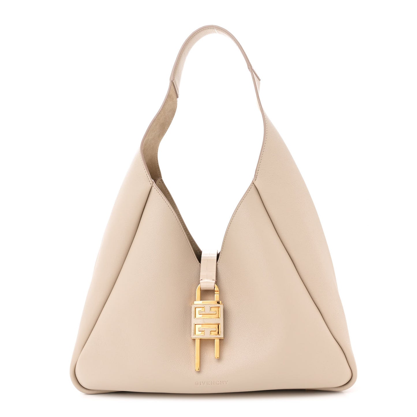 Calfskin Medium G-Lock Hobo Natural Beige