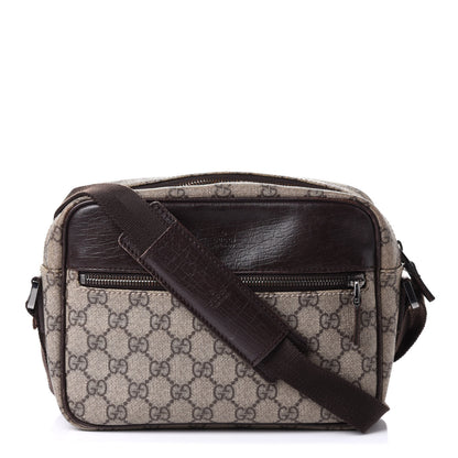 Gucci GG Plus Monogram Shoulder Bag Dark Brown 1 of 10