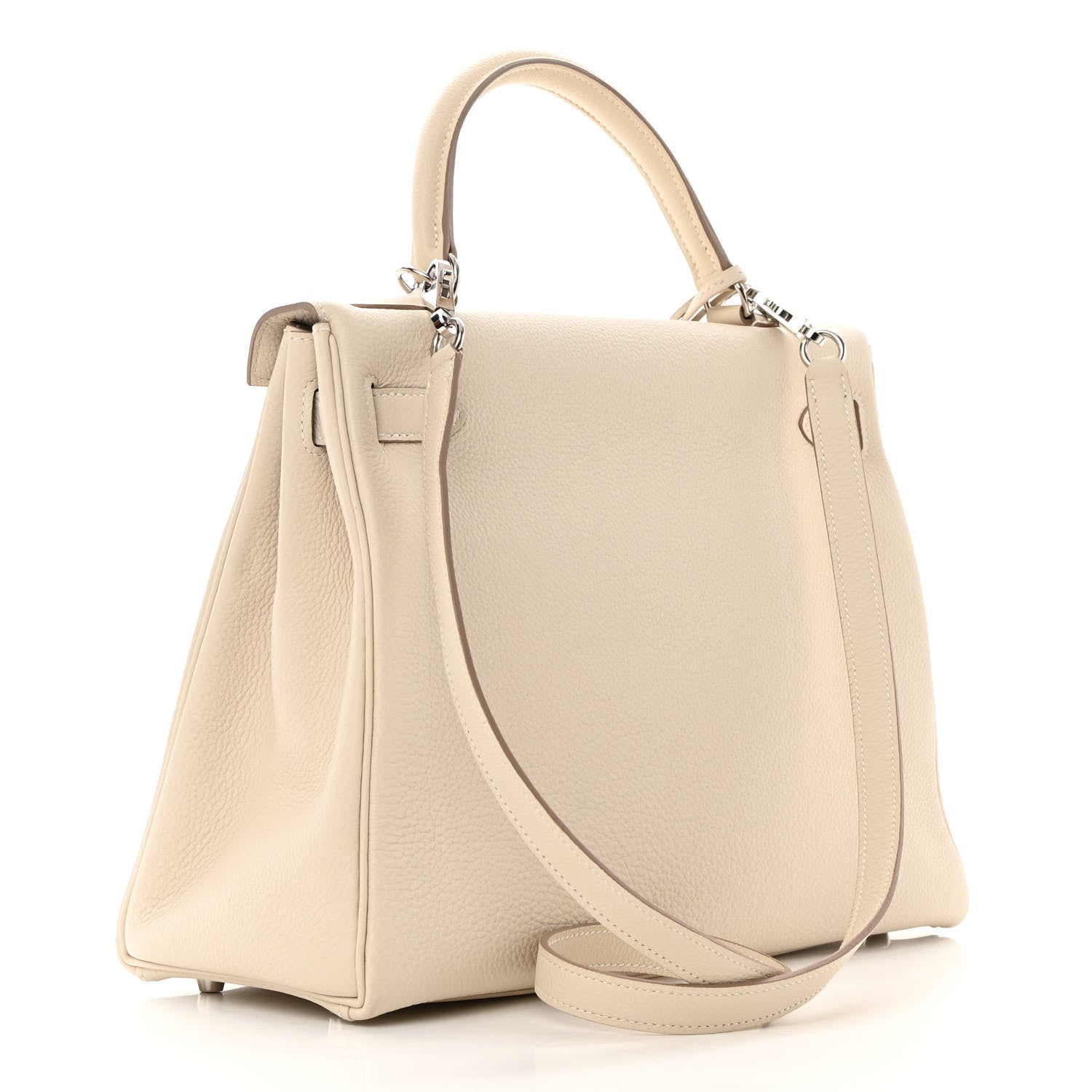 Hermes Togo Kelly Retourne 32 Craie 3 of 12