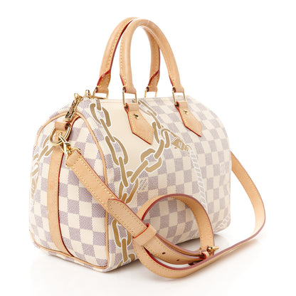 Louis Vuitton Damier Azur Nautical Speedy Bandouliere 25 3 of 12