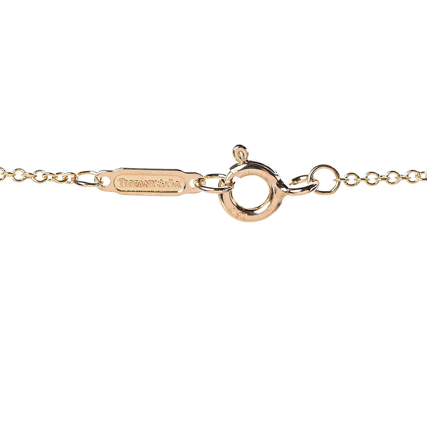 18K Yellow Gold Spiro Swirl Cross Pendant Necklace