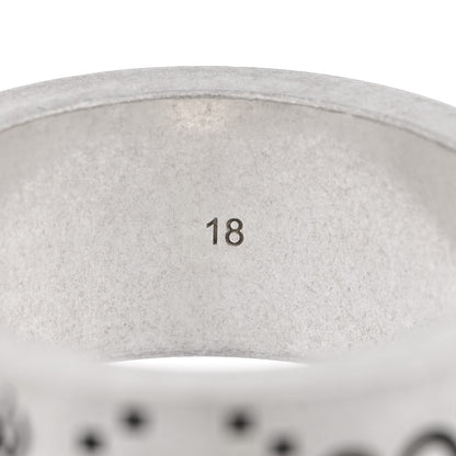Gucci Sterling Silver GG Bee Band Ring 58 8.25 6 of 6