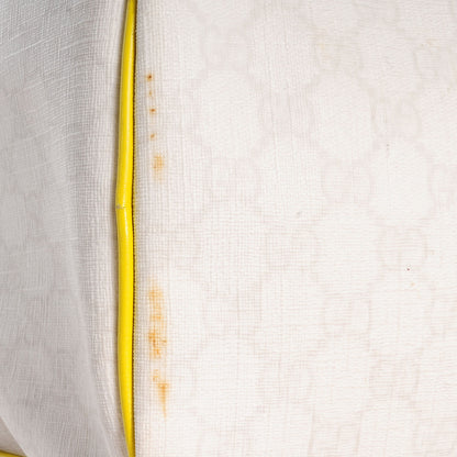 Gucci GG Plus Monogram Web Stripe Medium Joy Boston Yellow 5 of 8
