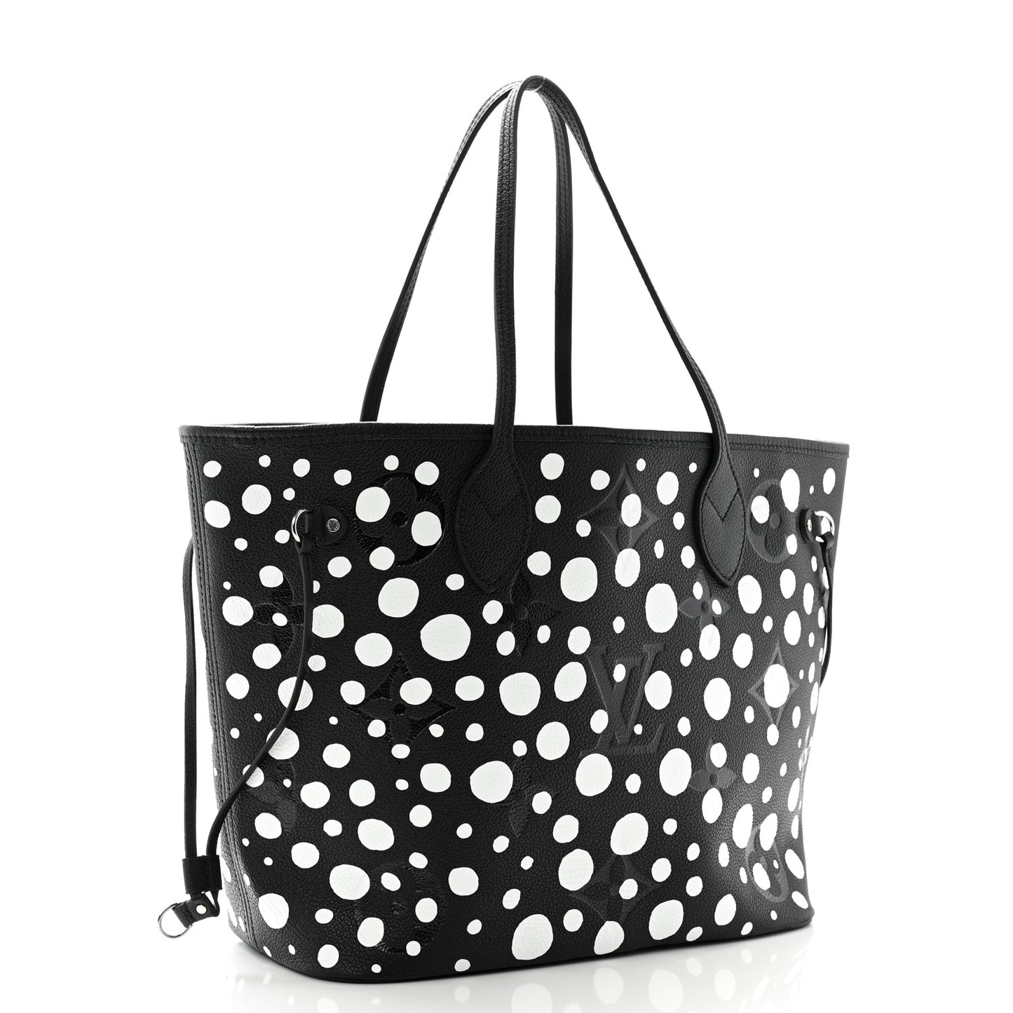 LV X YK Empreinte Neverfull MM Black White