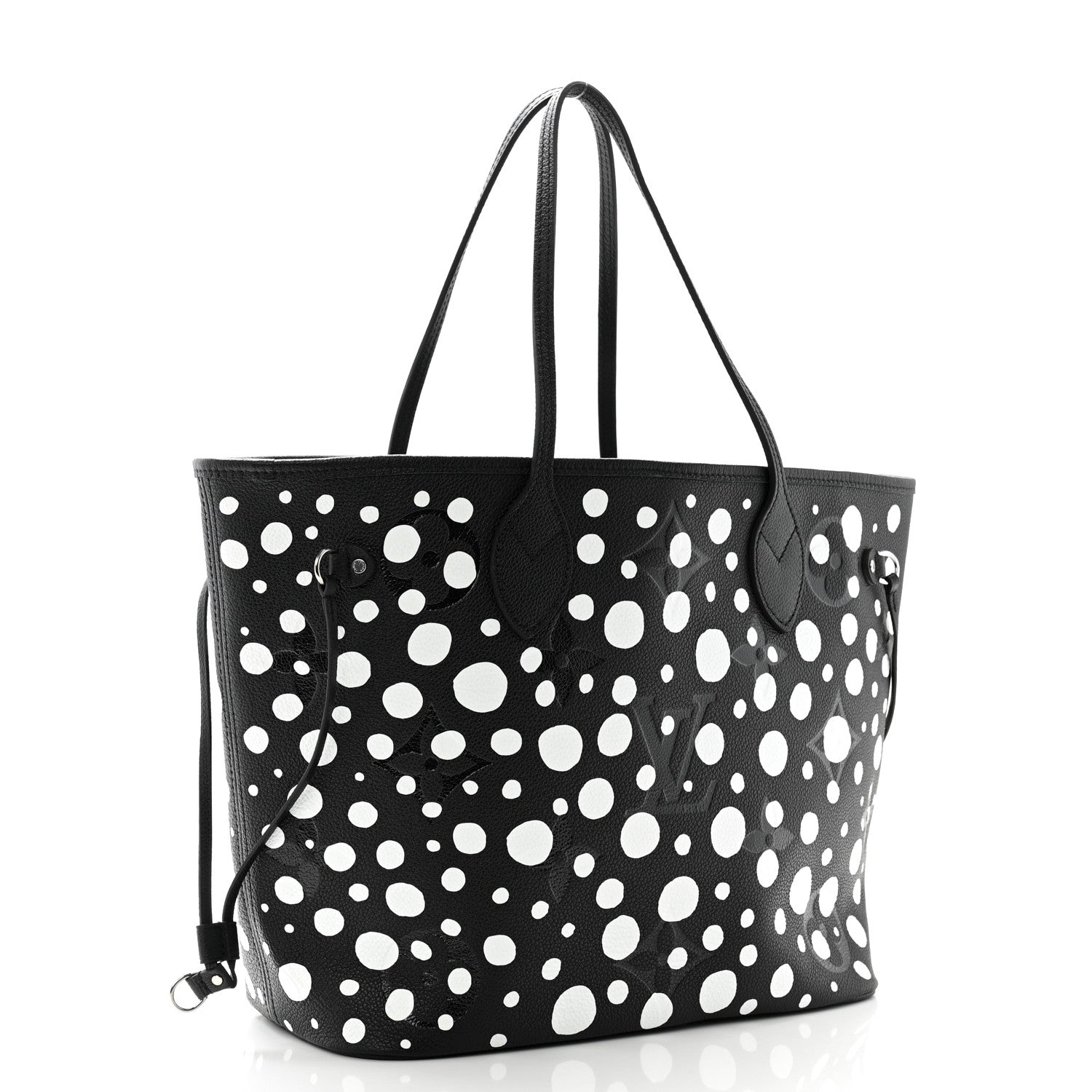 Louis Vuitton LV X YK Empreinte Neverfull MM Black White 4 of 10