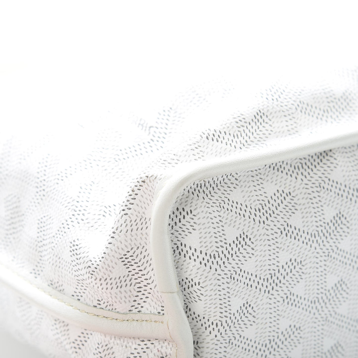 Goyardine Reversible Mini Anjou White