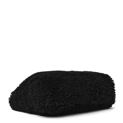 Prada Shearling Mini Re-Edition 2000 Bag Black 3 of 4
