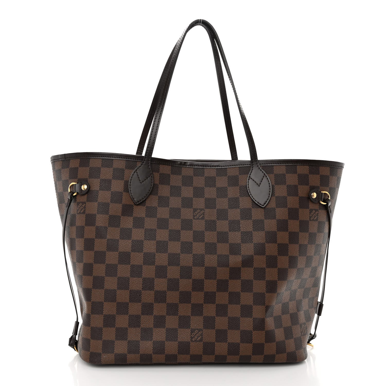 Louis Vuitton Damier Ebene Neo Neverfull MM Rose Ballerine 3 of 12