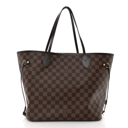 Louis Vuitton Damier Ebene Neo Neverfull MM Rose Ballerine 3 of 12