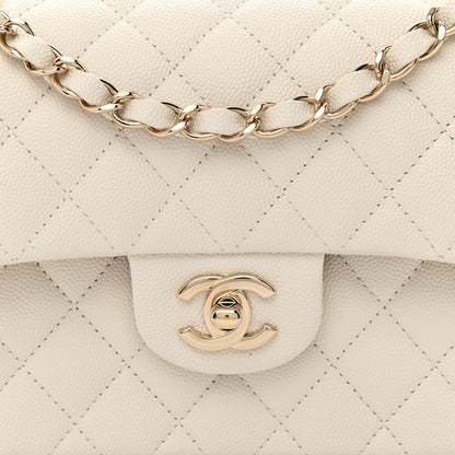 Chanel Caviar Quilted Small Double Flap White 8 of 11