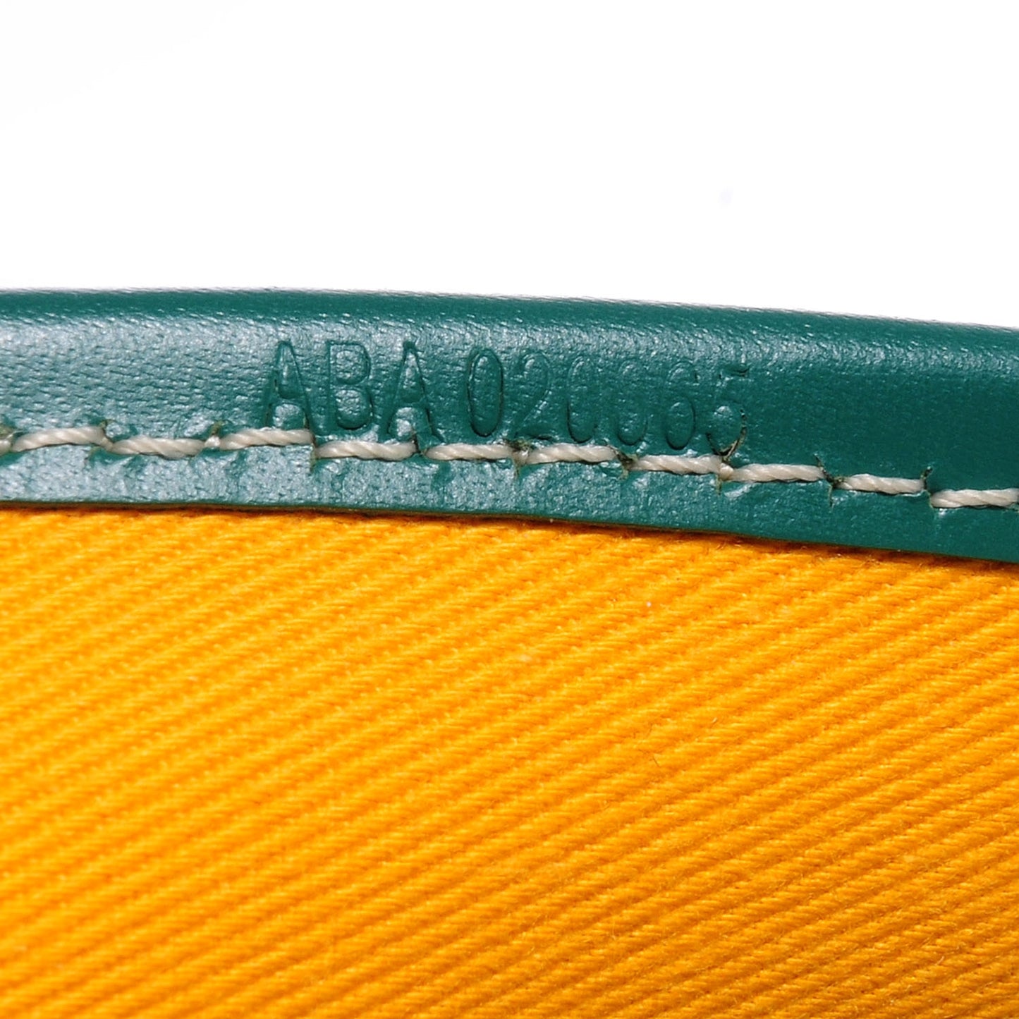 Goyardine Standard Ambassade Briefcase Green