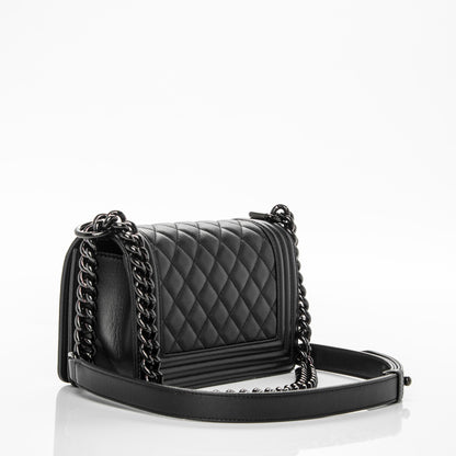 Chanel Caviar Quilted Small Boy Flap Black 3 of 7